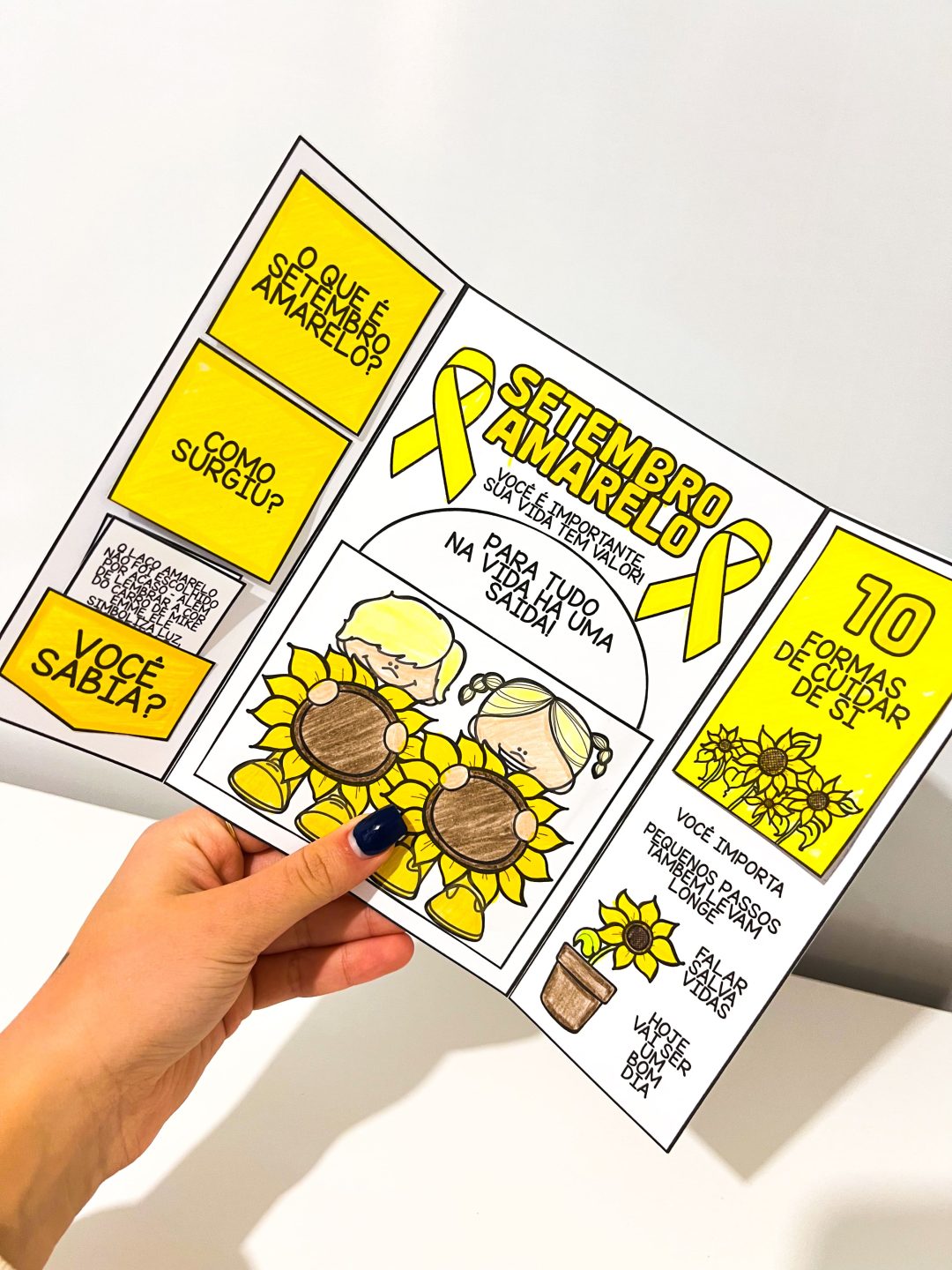 Lapbook - Setembro Amarelo - Imagem 13