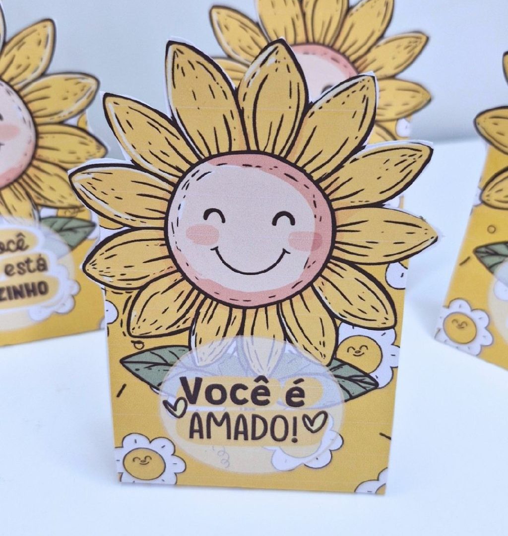 Cartão para Bombom Você é Amado - Setembro Amarelo