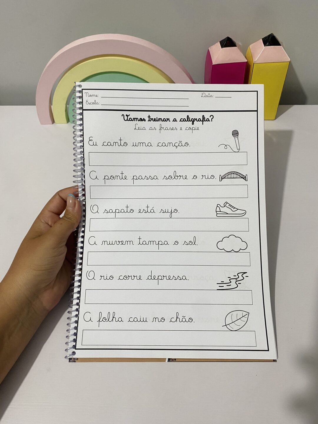 Apostila Caligrafia - Textos Curtos - Imagem 7