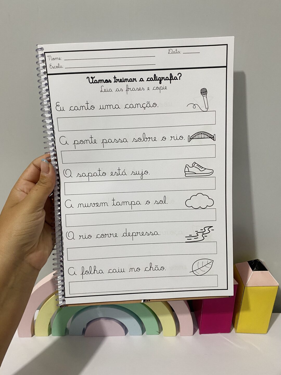 Apostila Caligrafia - Textos Curtos - Imagem 6