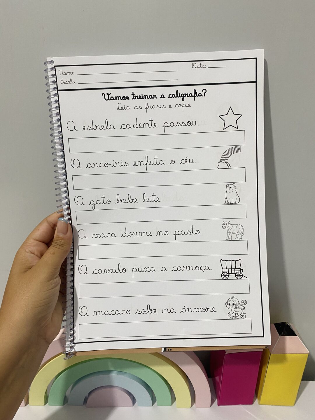 Apostila Caligrafia - Textos Curtos - Imagem 5