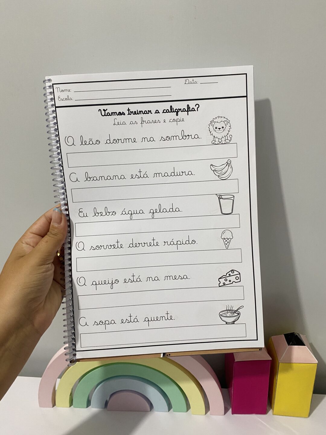 Apostila Caligrafia - Textos Curtos - Imagem 4