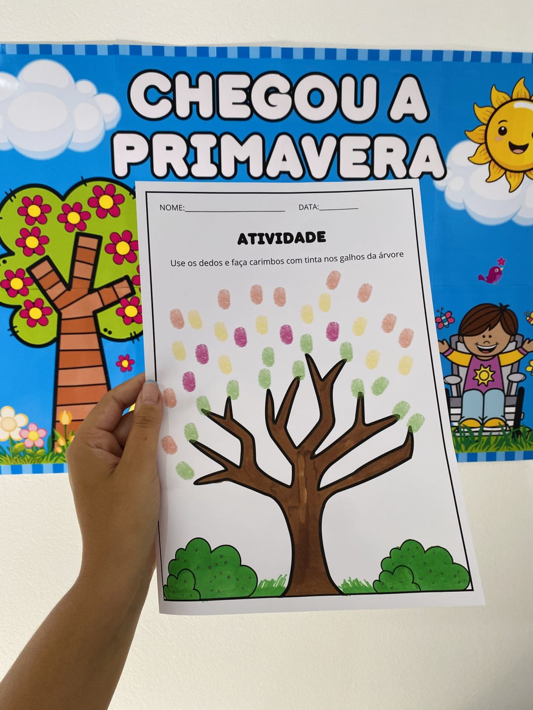 Cartaz e Atividade Primavera - Imagem 9