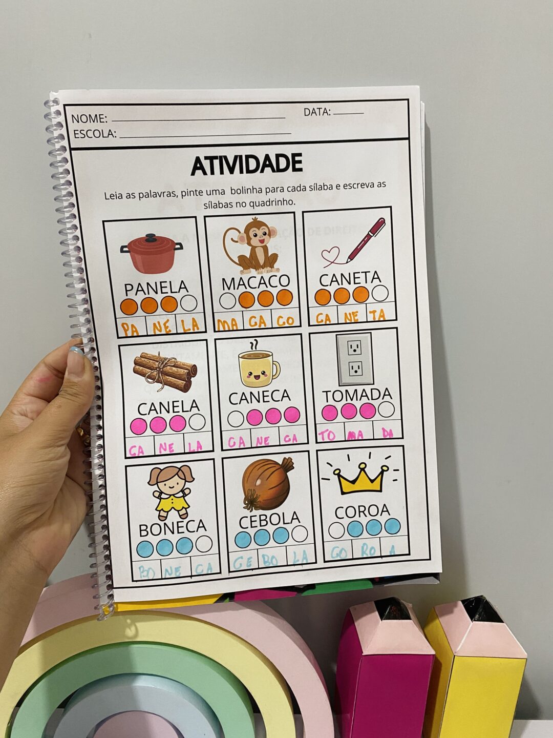 Apostila Sílabas na Prática - Imagem 7
