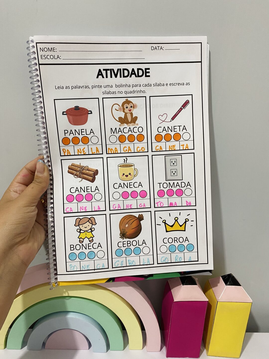 Apostila Sílabas na Prática - Imagem 8