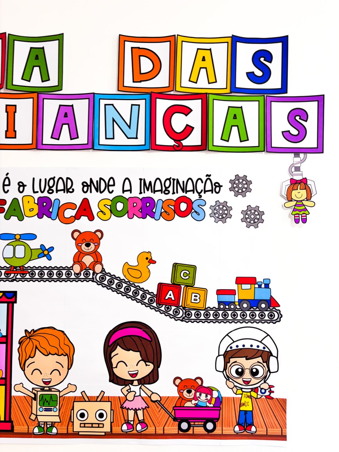 Painel Dia das Crianças - Brinquedos - Imagem 4