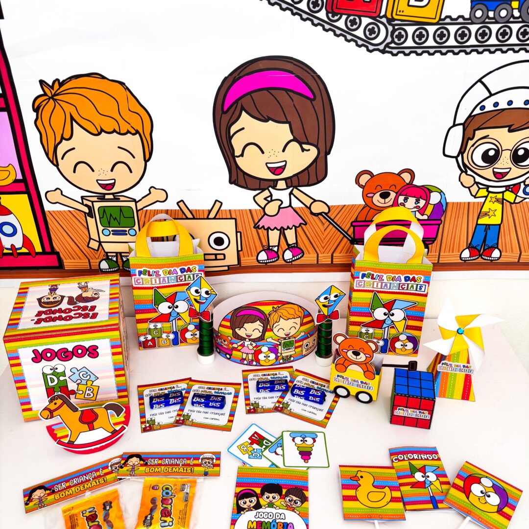 Kit Lembrancinha Dia das Crianças - Brinquedos