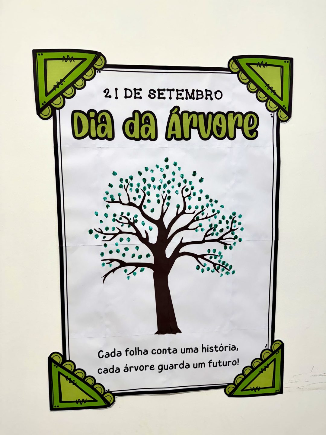 Cartaz Colaborativo - Dia da Árvore