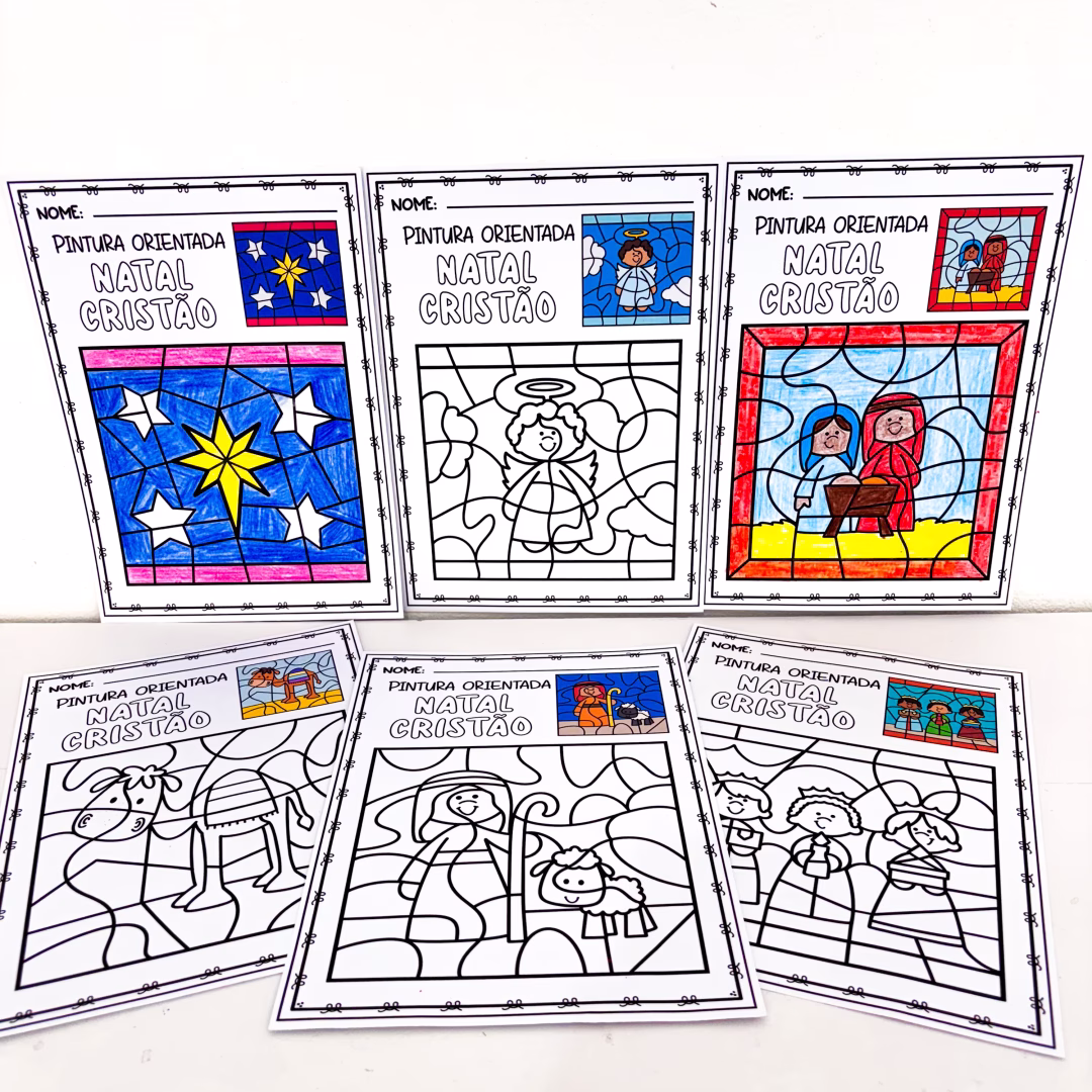 Pintura Orientada - Natal Cristão