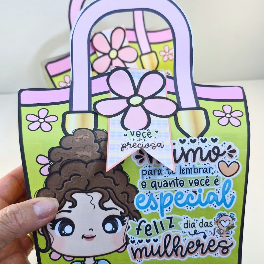 Bolsinha Dia das Mulheres