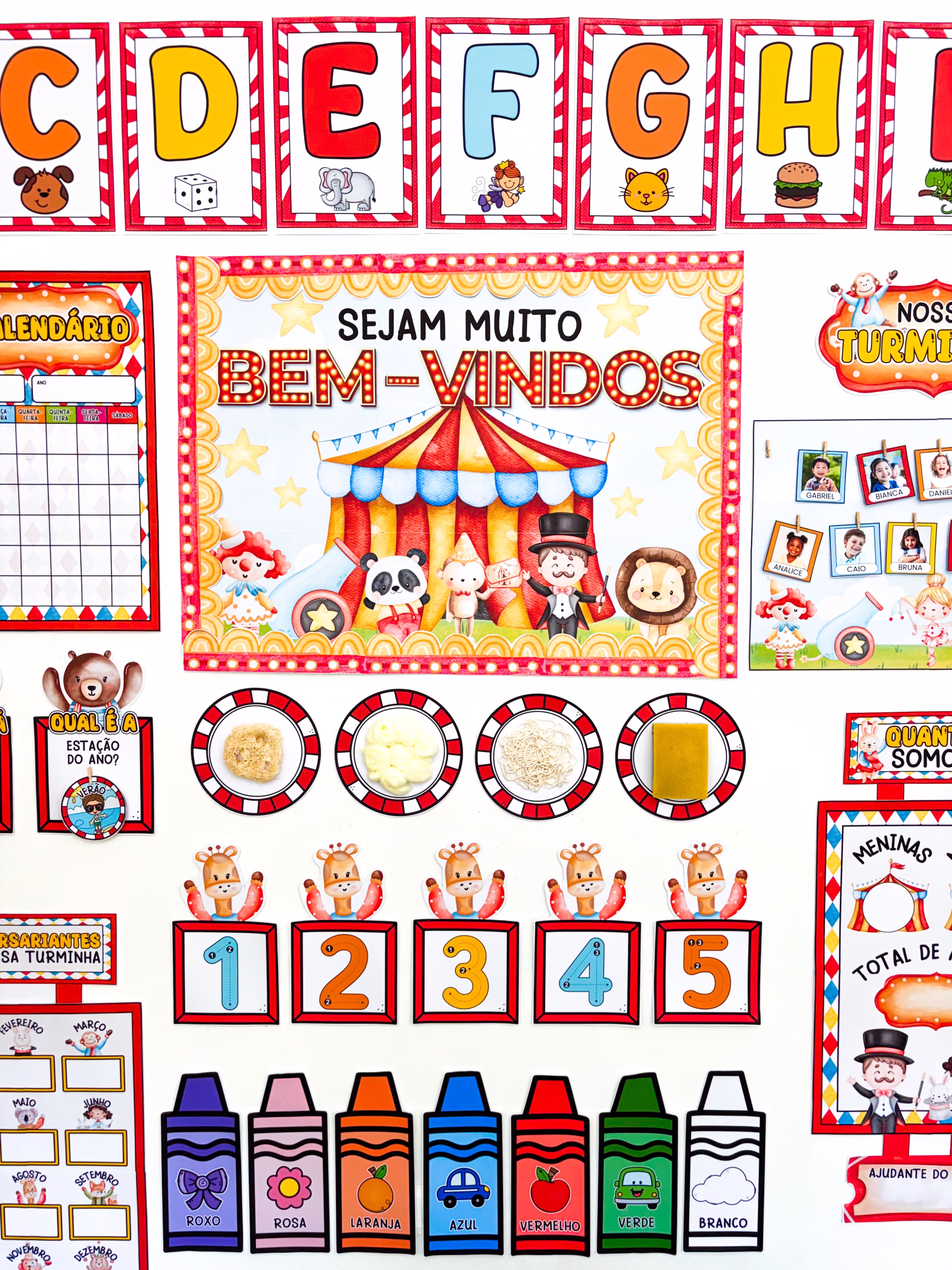 Kit Sala – Circo Mágico dos Bichinhos