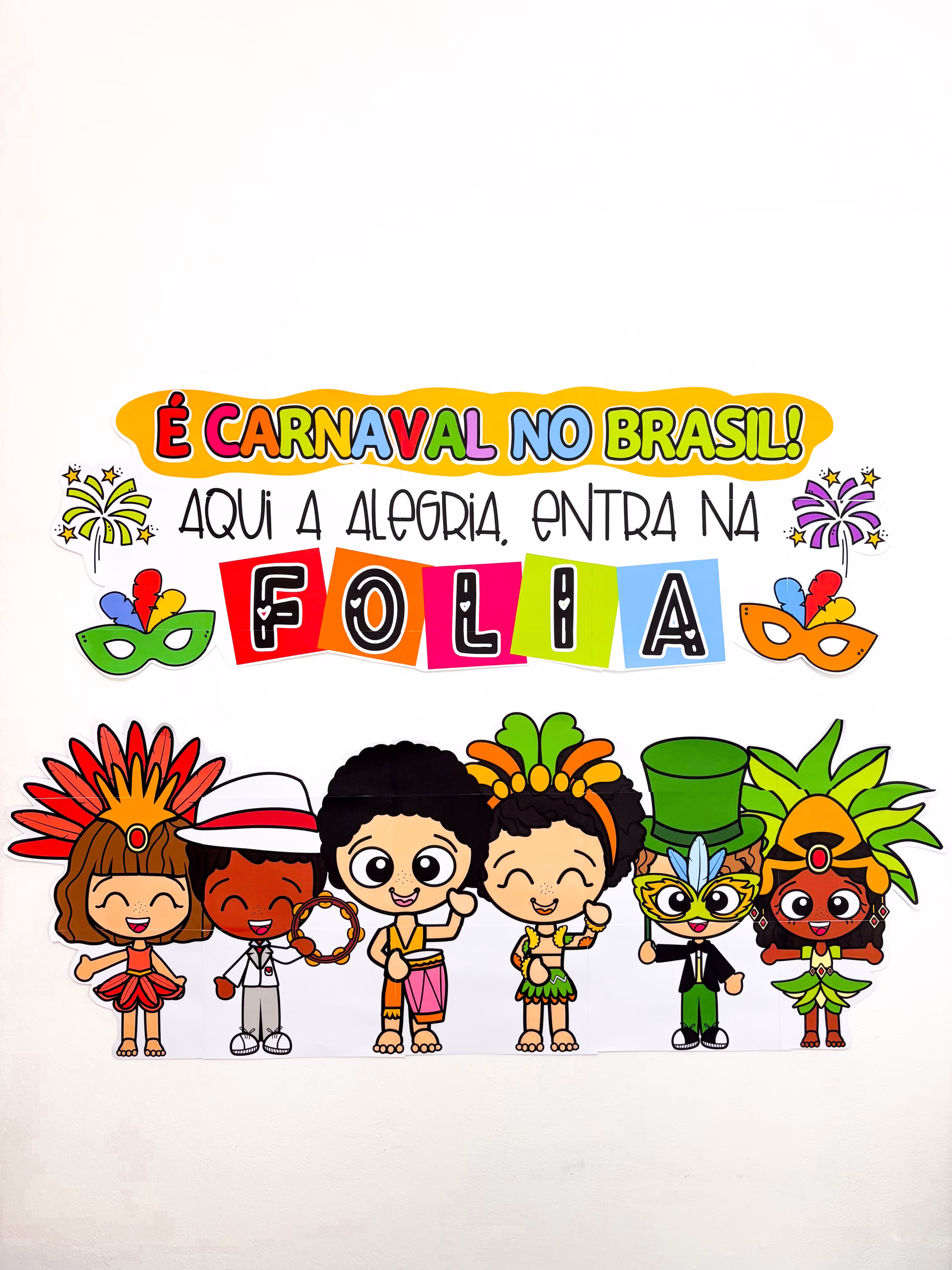 Painel Carnaval no Brasil