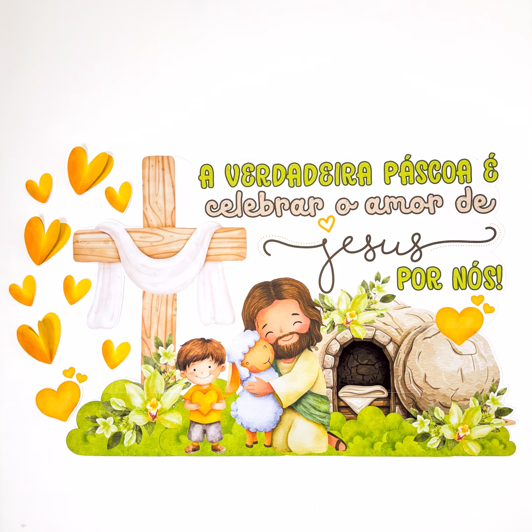 Painel Páscoa - Amor de Jesus