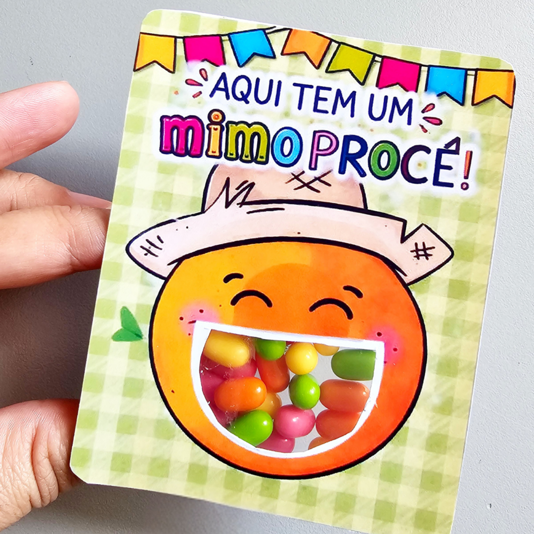 Lembrancinha Espantalho Sem Dente - Festa Junina