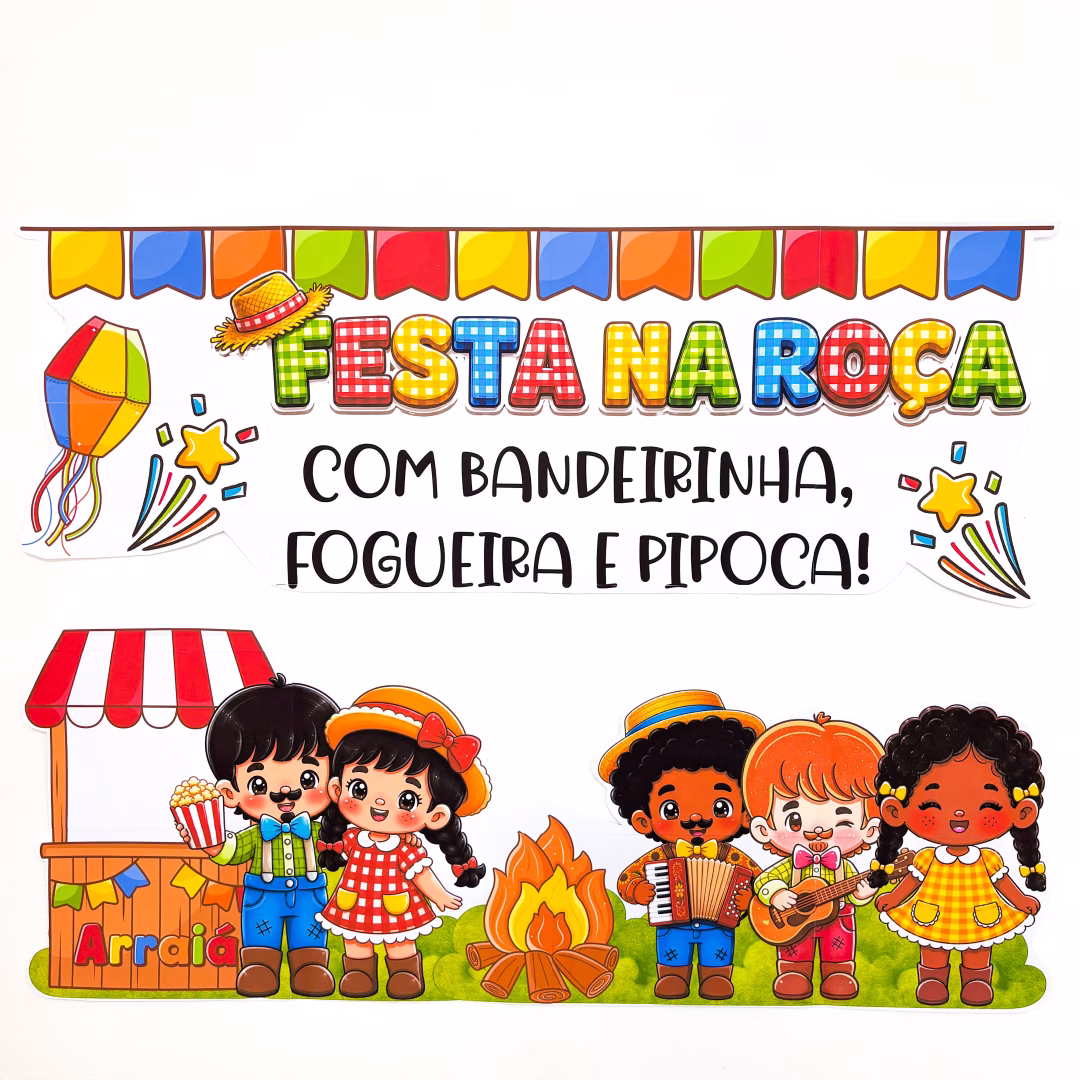 Painel Festa na Roça - Festa Junina