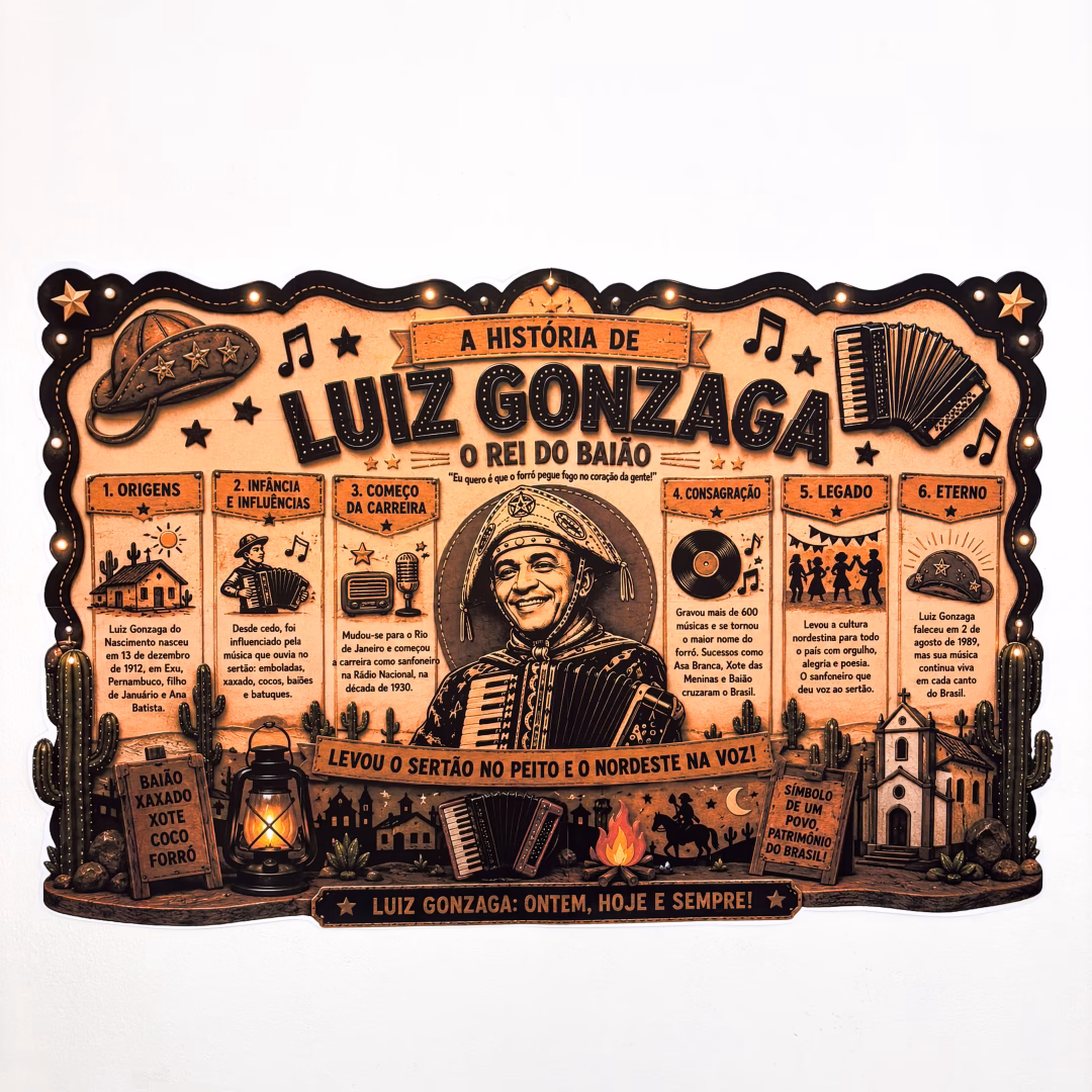 Painel Luiz Gonzaga - Festa Junina
