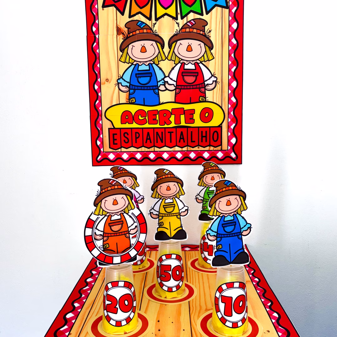 Acerte o Espantalho - Festa Junina