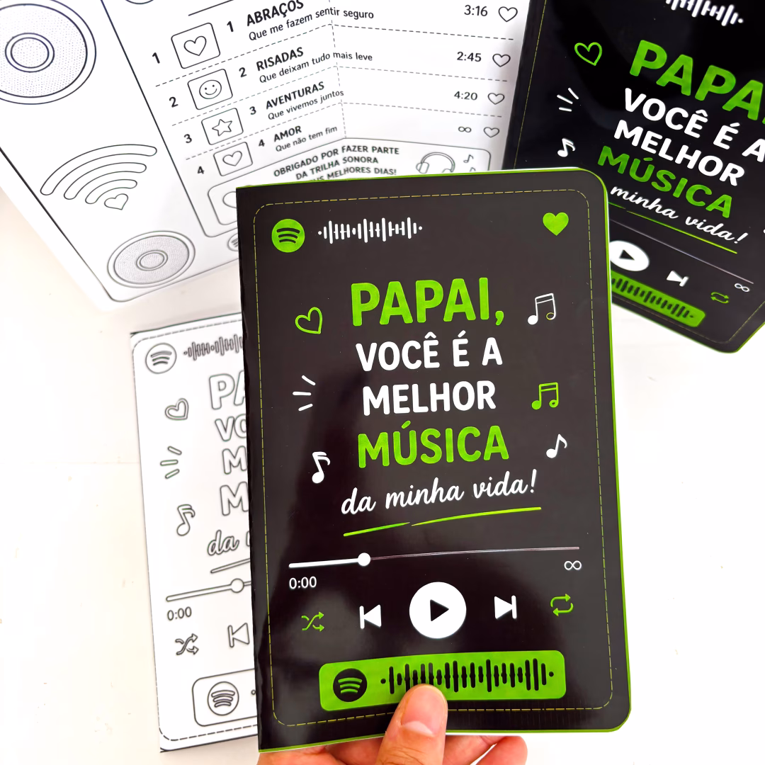 Cartão SpotiPai - Dia dos Pais