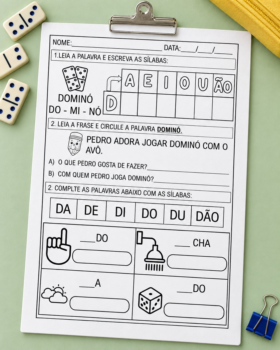 Apostila Sílabas Simples