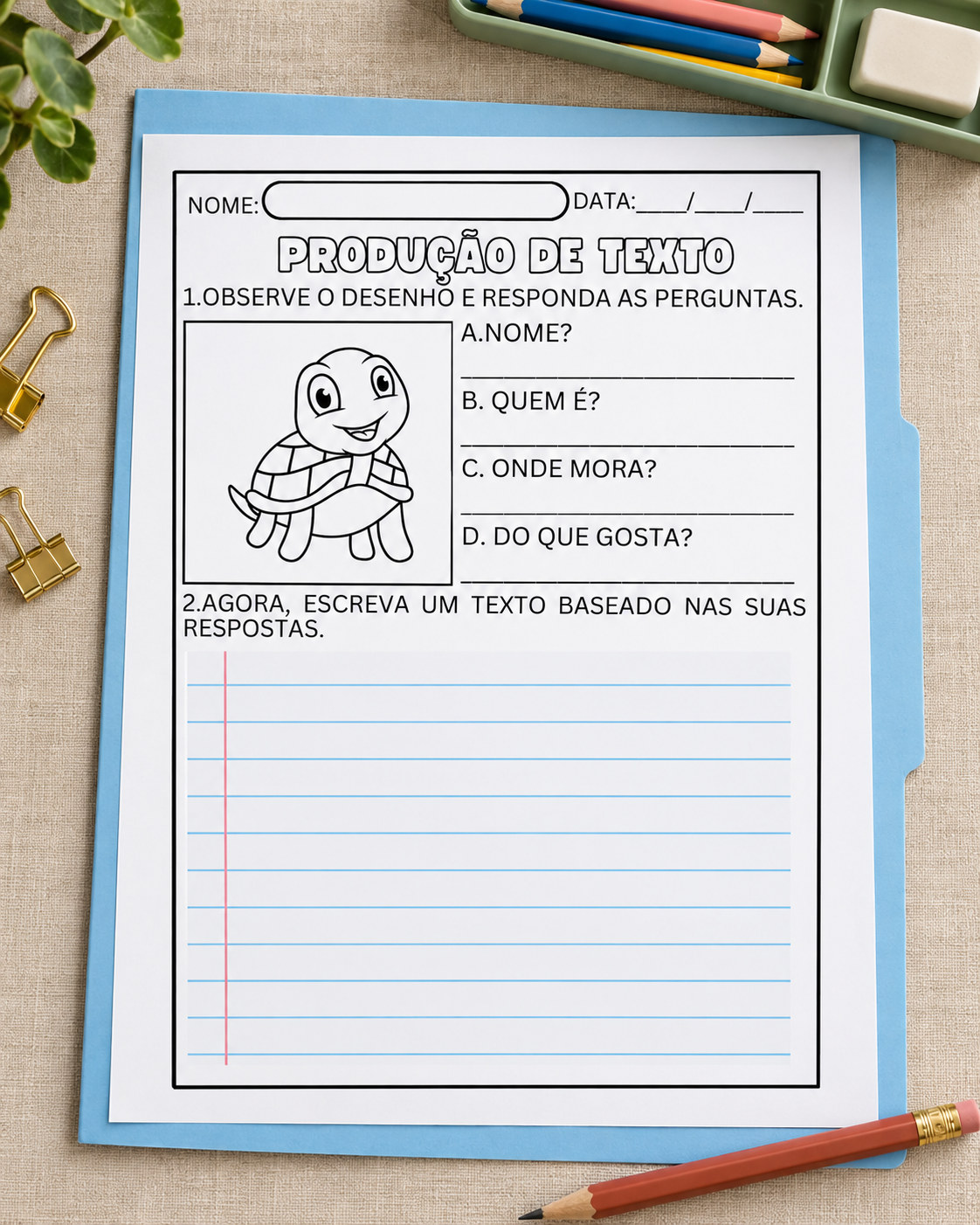 Caderno Produção de Textos